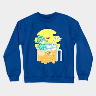 dinoboy relax Crewneck Sweatshirt